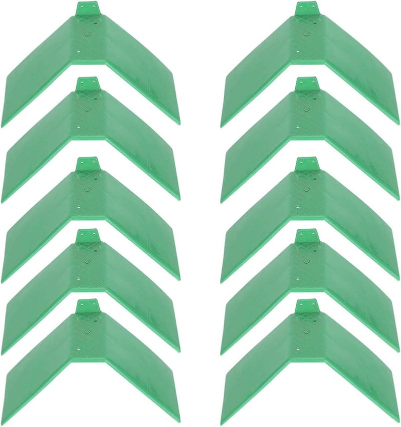 plplaaoo 10PCS Plastic Dove Rest Stand – Anti Skid & Heat Resistant Pigeon Perch for Racing Birds – Green Roost Holder for Bird Cages, Doves, and Parrots - Image 1
